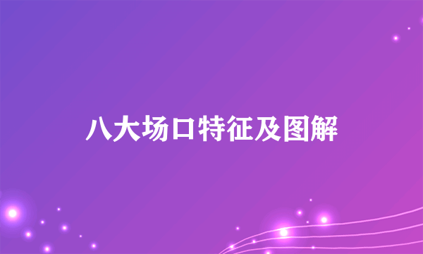 八大场口特征及图解