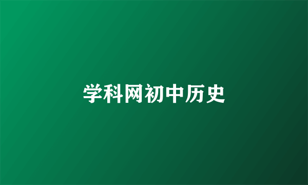 学科网初中历史