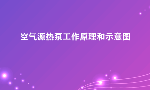 空气源热泵工作原理和示意图
