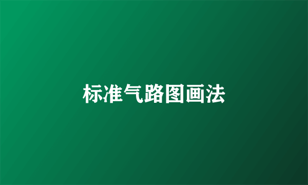 标准气路图画法