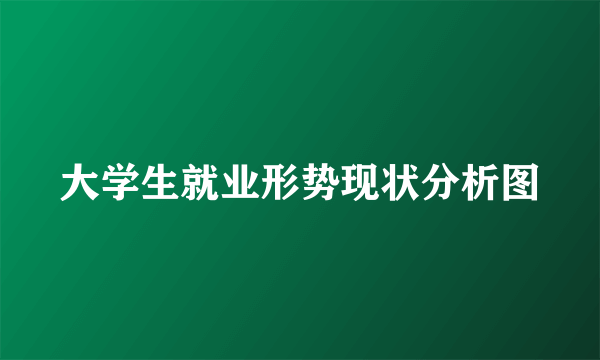 大学生就业形势现状分析图