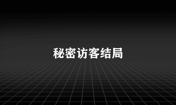 秘密访客结局