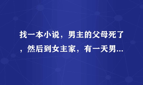 找一本小说，男主的父母死了，然后到女主家，有一天男主要去游乐园玩