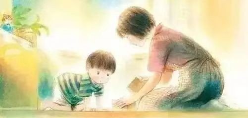 自己妈妈跟自己儿子的照片说说