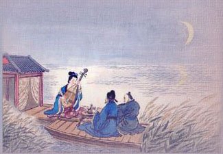 《琵琶行》中“醉不成欢惨将别，别时茫茫江浸月”的翻译是什么？