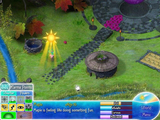 萌芽精灵大冒险的画　面