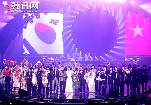 第十四届中韩歌会的节目单