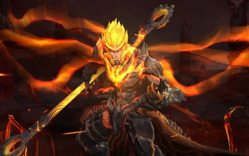 孙悟空地狱火怎么画