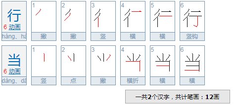 行当是什么意思？