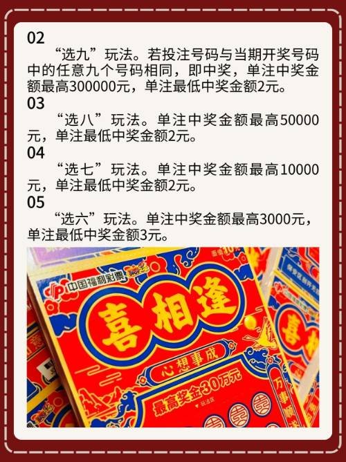 快乐8中奖规则详细