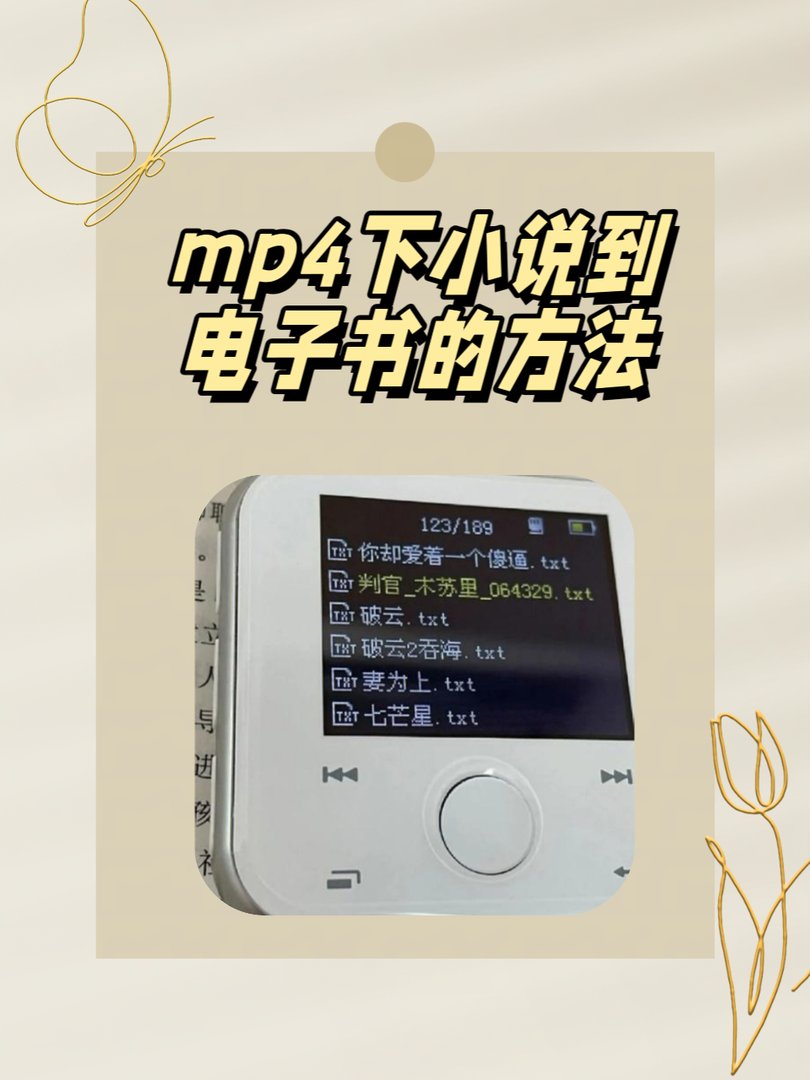 MP4下载小说到电子书怎么下载