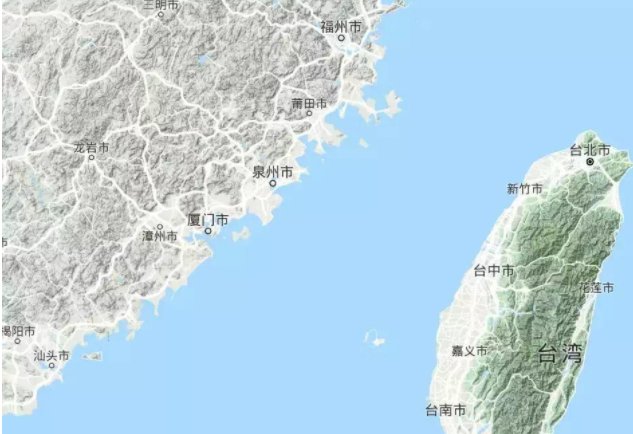台湾海峡宽度多少公里？
