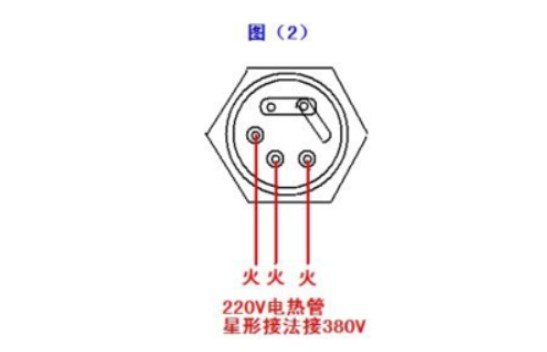 380v加热管接线图