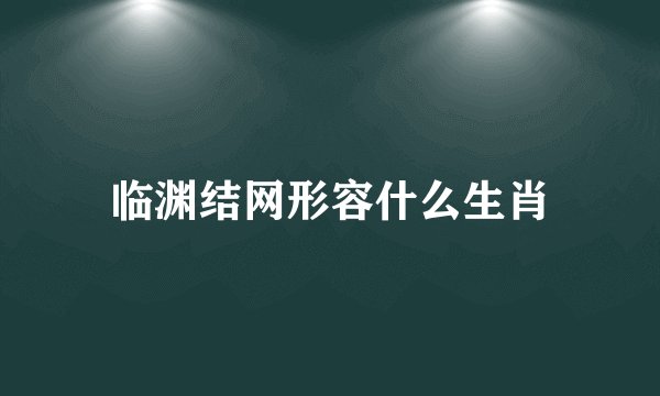 临渊结网形容什么生肖