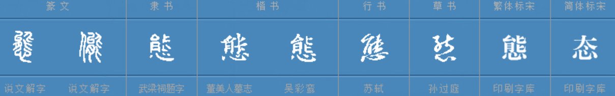 态拼音和组词？