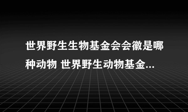 世界野生生物基金会会徽是哪种动物 世界野生动物基金会的会徽是什么