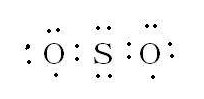 请问SO2的电子式怎么写？ 可以发一下图片吗 谢谢了！