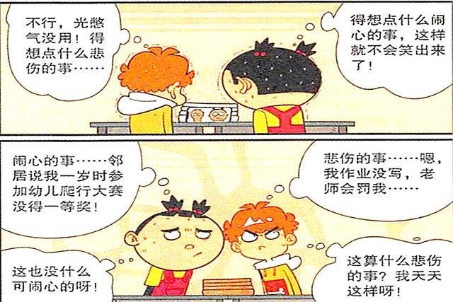 在阿衰漫画中,阿衰和脸脸玩不要笑的游戏,两人憋着不笑长达多久?