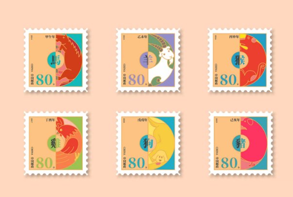 对于邮票来说,枚和张是相同大小么