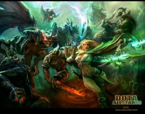 dota6.76 地图人物是谁