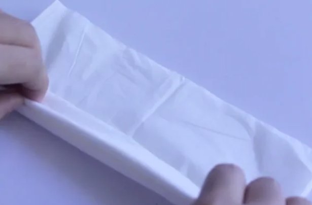 怎么用餐巾纸折花