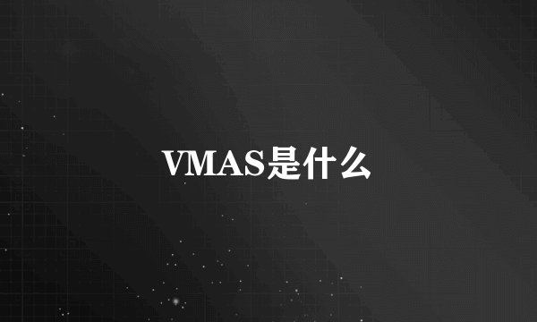 VMAS是什么