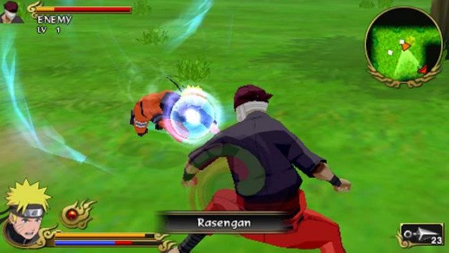 火影忍者PSP上的所有游戏