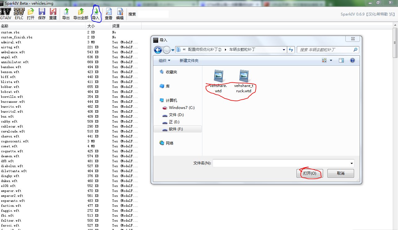 GTA4怎么导入低配置优化补丁？