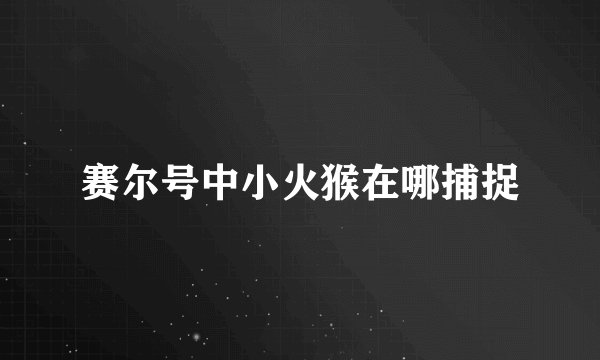 赛尔号中小火猴在哪捕捉