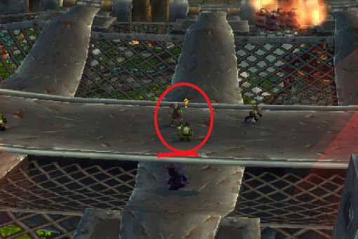 魔兽世界任务。血染滩头那个任务怎么做啊?加农炮怎么摧毁?