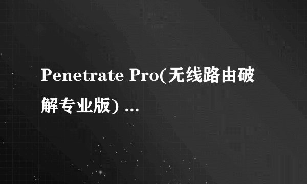Penetrate Pro(无线路由破解专业版) 字典放在哪？