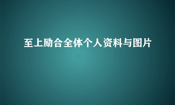 至上励合全体个人资料与图片