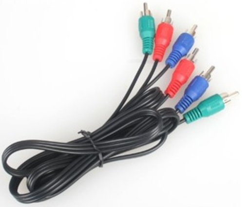 电视机上的分量输入怎么插