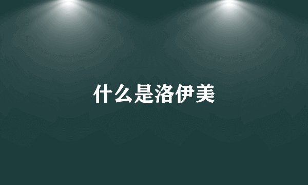 什么是洛伊美