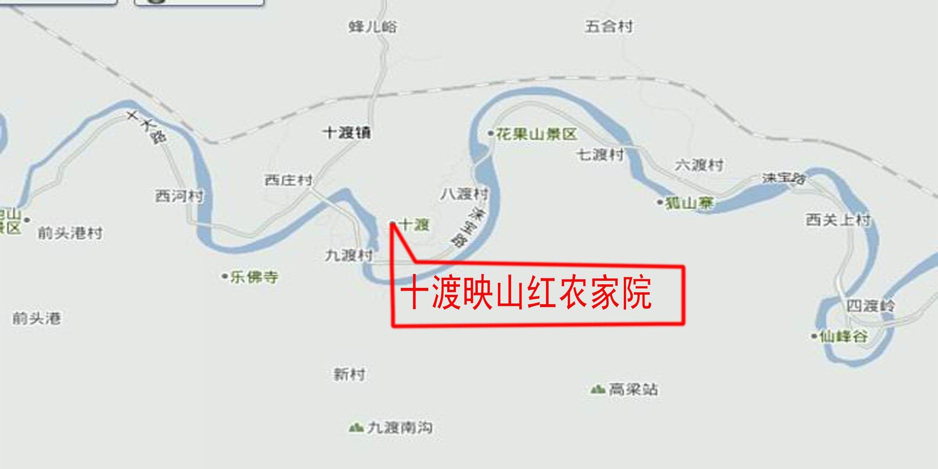 苟各庄的行车路线