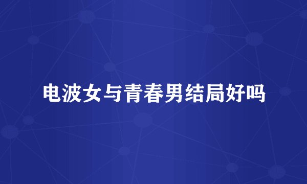 电波女与青春男结局好吗