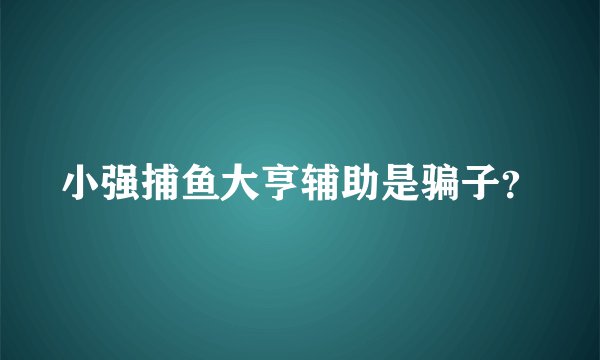 小强捕鱼大亨辅助是骗子？