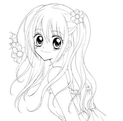 素描画简单好看易画的人物