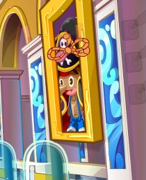 奥比岛水晶城堡的绳子在哪