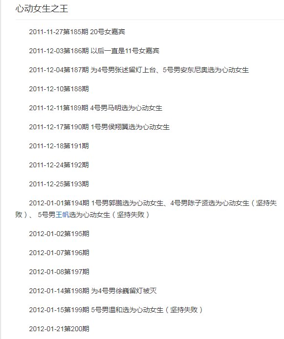 非诚勿扰 刑星是哪期去的节目？？？？