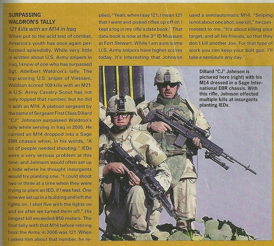 迪拉德约翰逊用的什么狙击枪杀敌2746