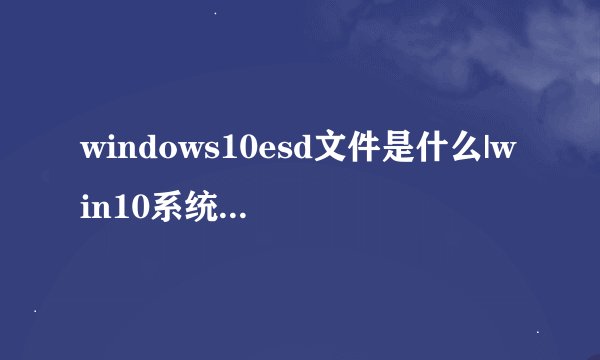 windows10esd文件是什么|win10系统C盘中的esd文件如何删除