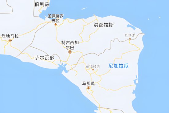 尼加拉瓜面积与人口