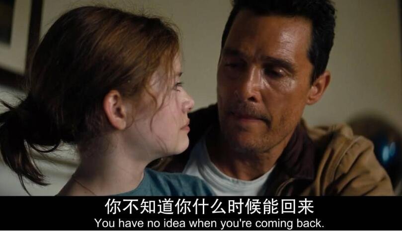 星际穿越中文字幕是什么？