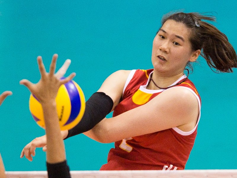 中国女排队员身高