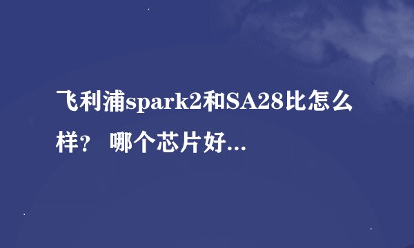 飞利浦spark2和SA28比怎么样？ 哪个芯片好。音质哪个好。