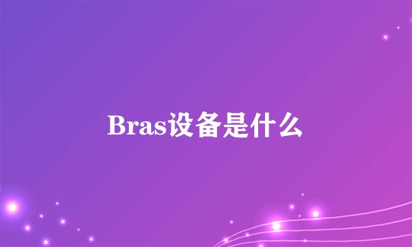 Bras设备是什么