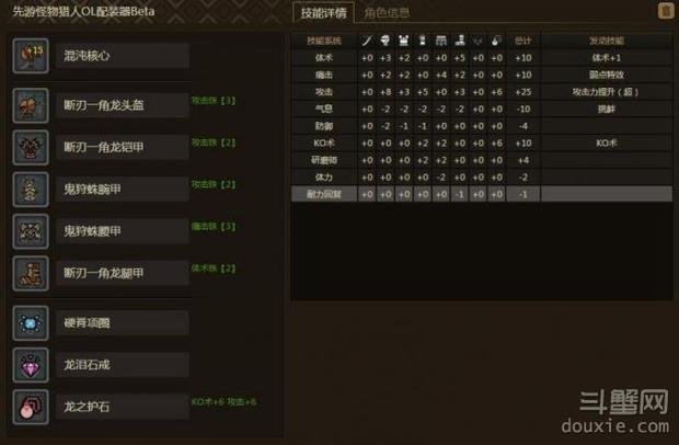 怪物猎人OL大锤毕业怎么配装 怪物猎人OL大锤毕业套装介绍