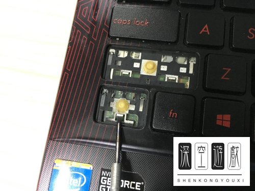 华硕键盘字母变成数字解决方法