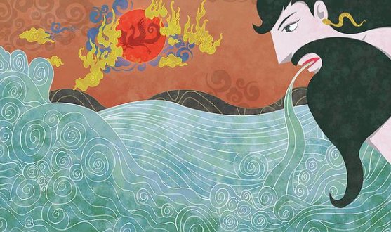 夸父逐日中的弃其杖化为邓林是什么意思？